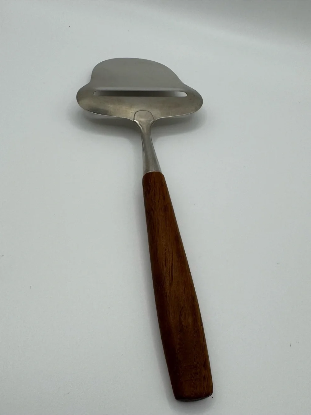 Vintage Spar Norway Cheese Slicer Stainless Steel 18/8 Rosewood Wood Handle MCM